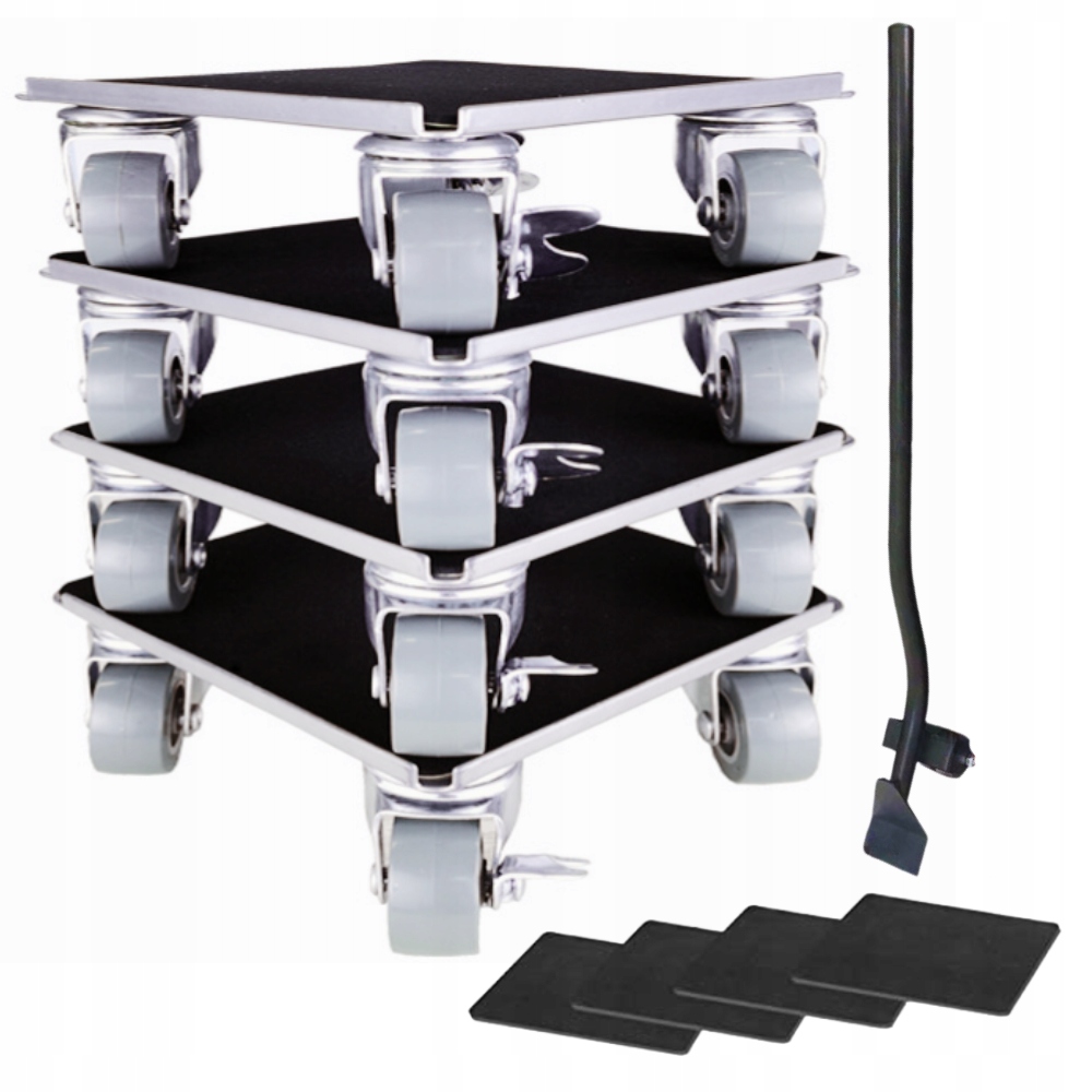 НАБОР ТОРМОЗОВ 300КГ ПЕРЕМЕЩЕНИЯ МЕБЕЛИ ТРАНСПОРТИРУЯ ДЛИННУЮ РУЧКУ РОЛИКА