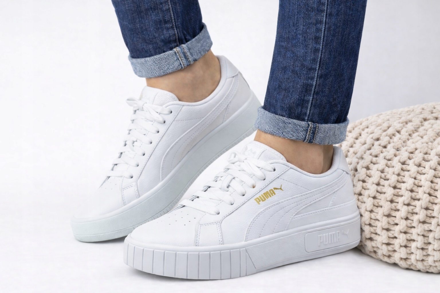 Buty sportowe młodzieżowe Puma Cali Star sneakersy trampki skórzane