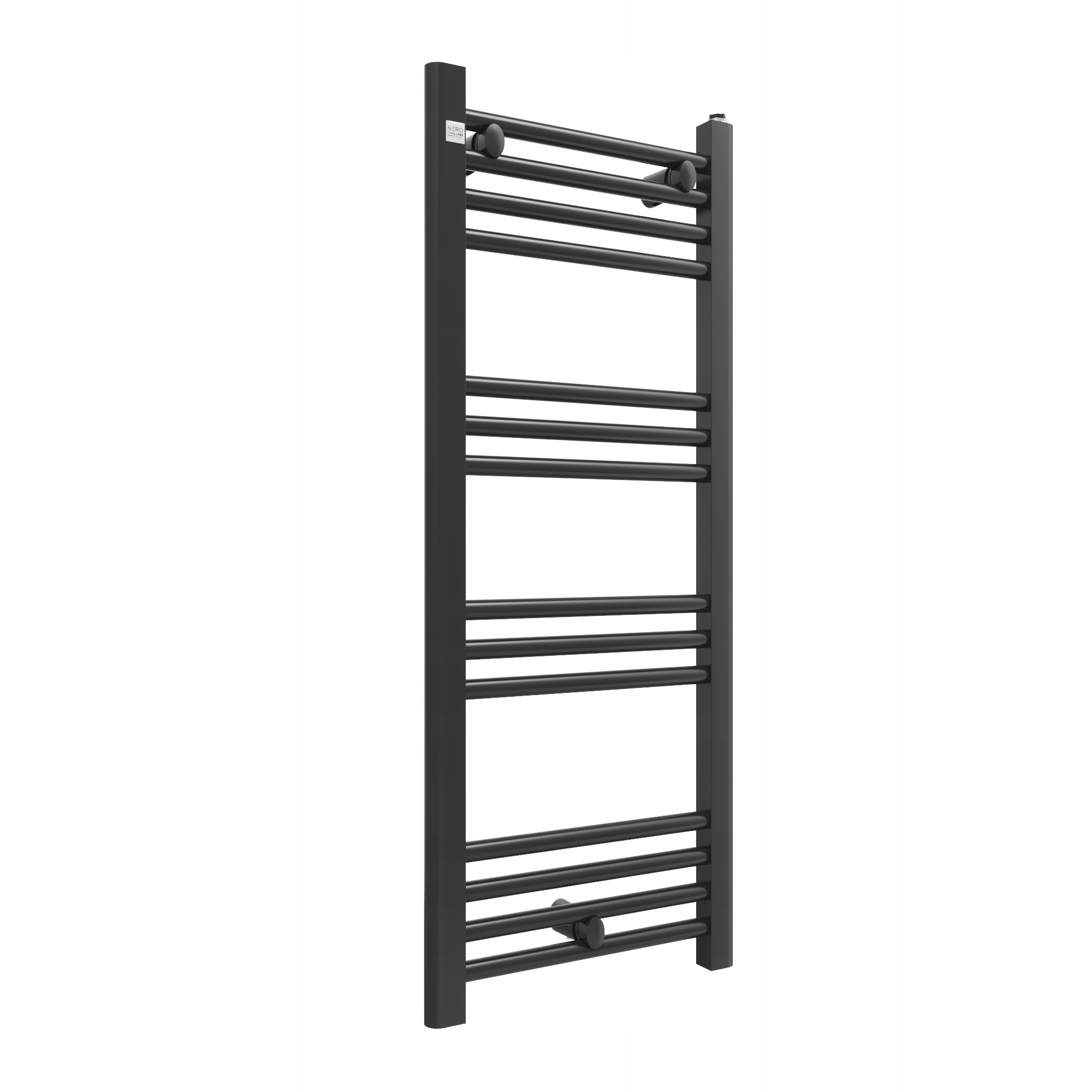 Kúpeľňový Ohrievač Čierny 40/100 cm Radiátor Moderný Puerto