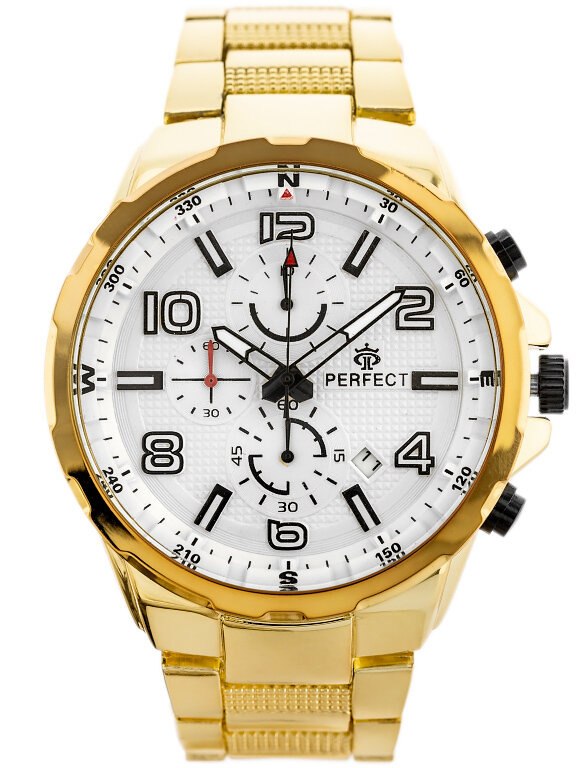 Pánské Hodinky Perfect CH05M Chronograf (zp357d) Box