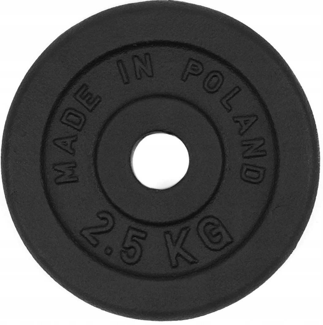 

Talerz żeliwny 2,5kg obciążenie krążek 28mm nowe