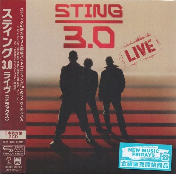 {{{ Sting 3.0 Live (2 Shm-cd) Japan