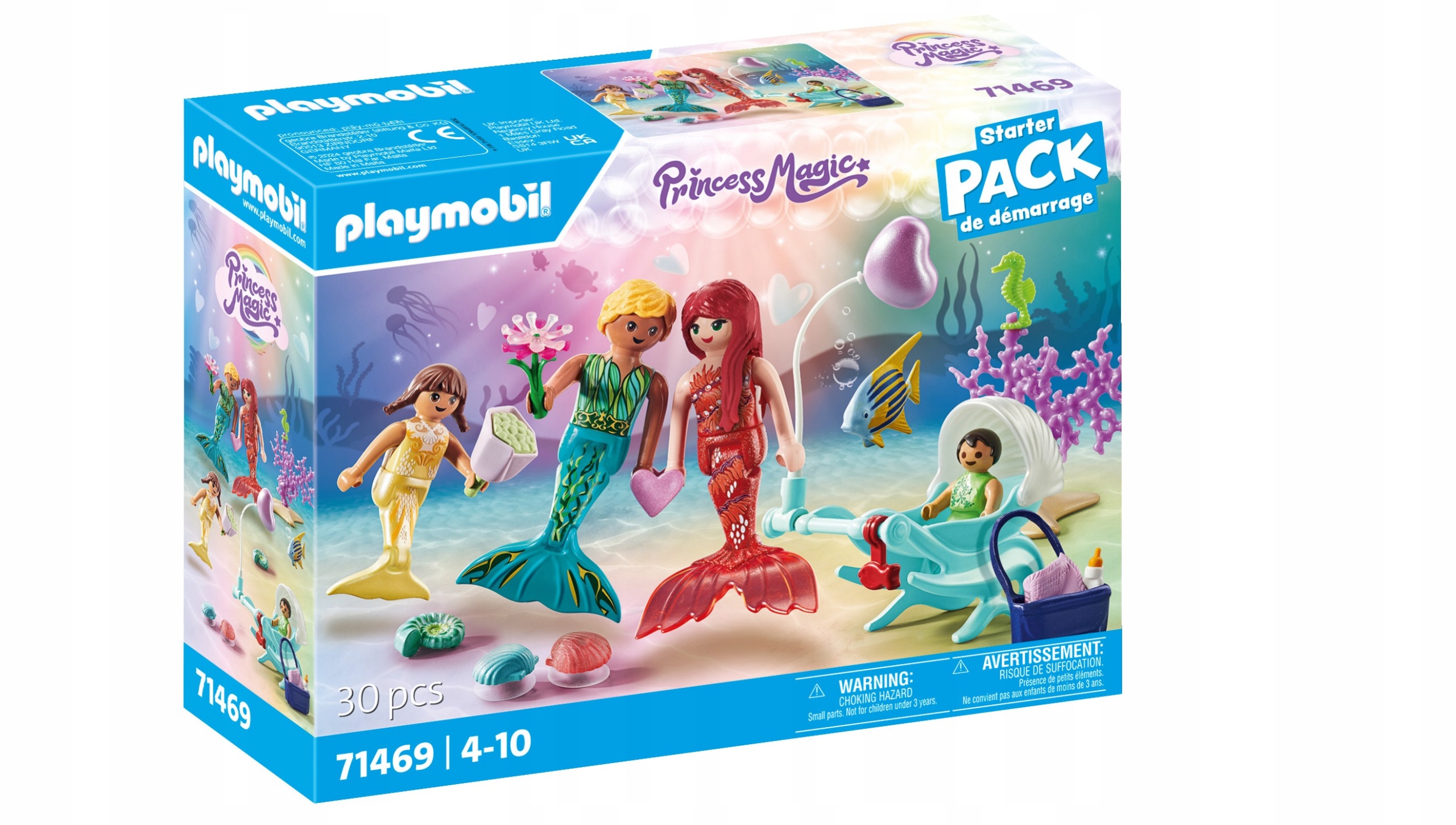 PLAYMOBIL 71469 Starter Pack Rodzina syrenek Princess Magic