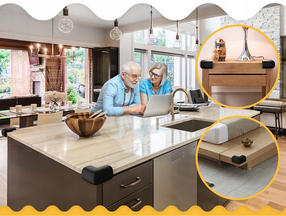 PIANKOWE ZABEZPIECZENIE NAROŻNIKÓW BLATÓW KANTÓW Wysokość produktu 1.2 cm