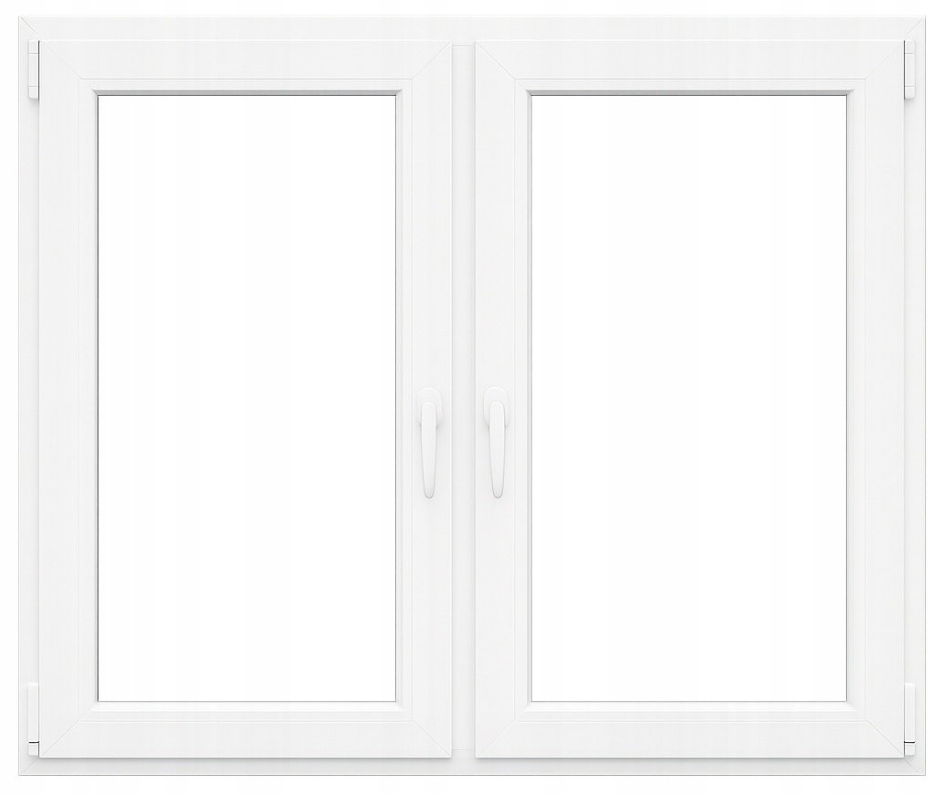 Okno PCV 140x120 cm białe RU+R