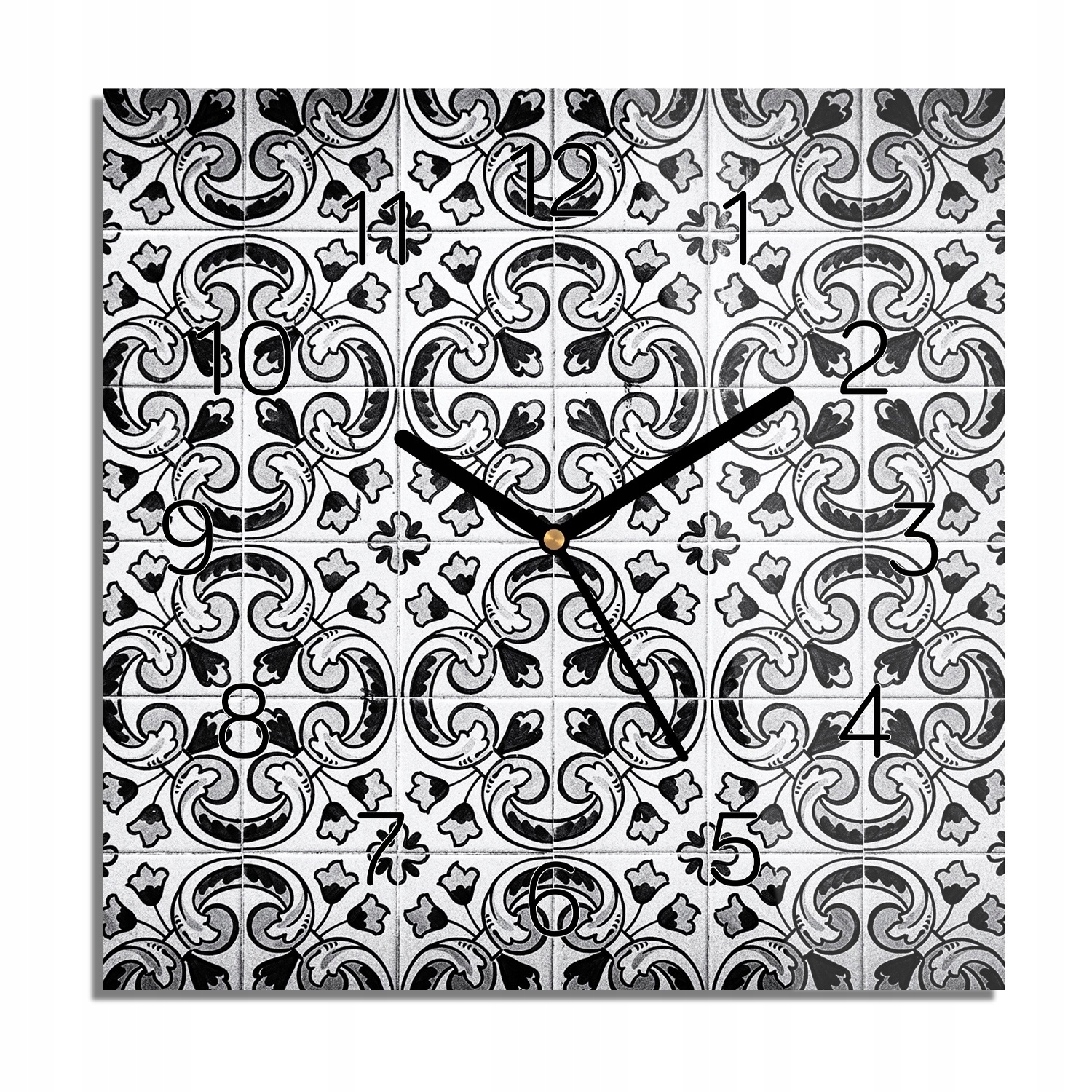 

Mozaika płytki foto-zegar do biura 30x30 z foto