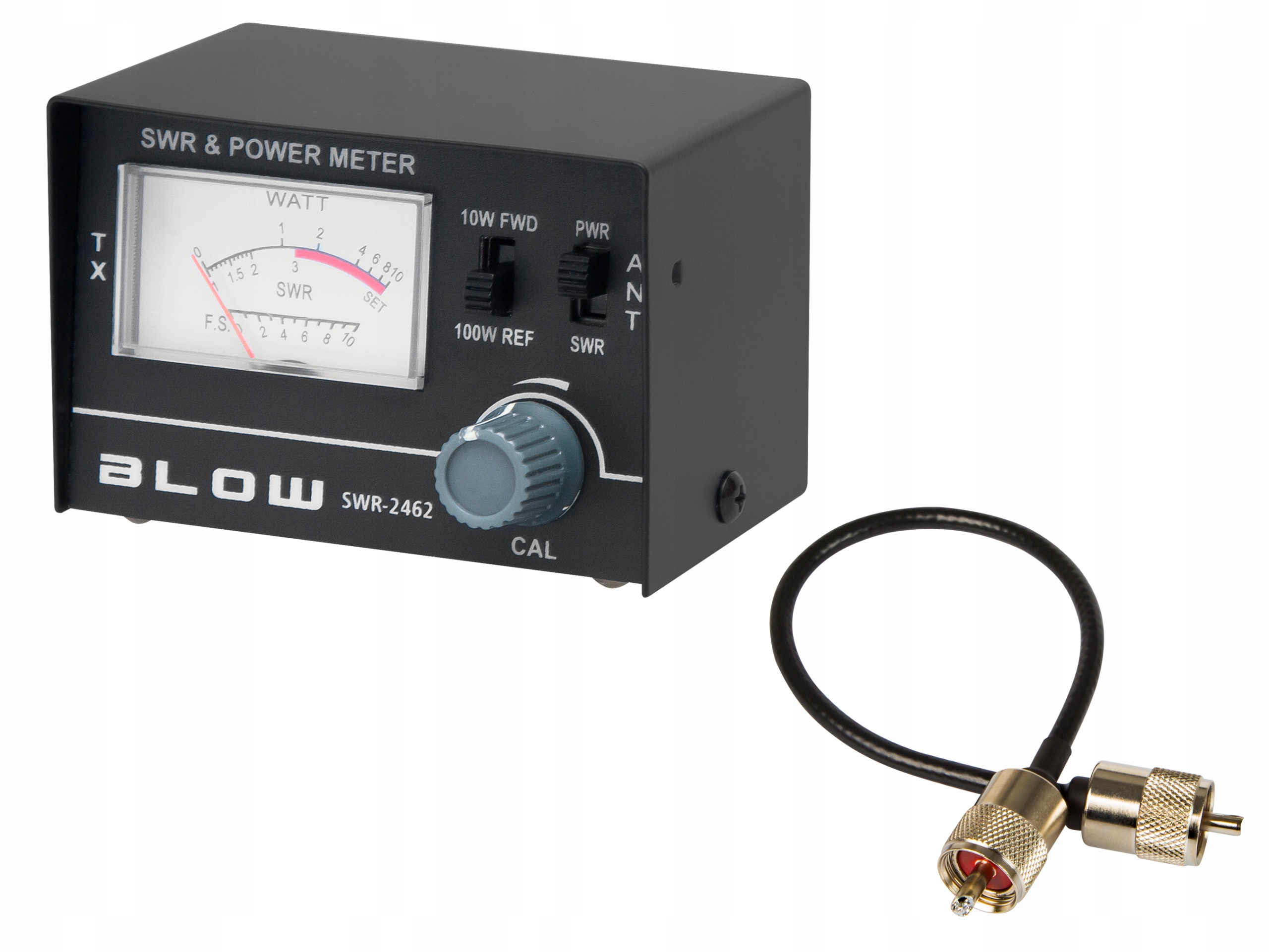 REFLEKTOMETR MIERNIK SWR CB KABEL 1,5 - 150 MHz ZESTAW Marka Delta