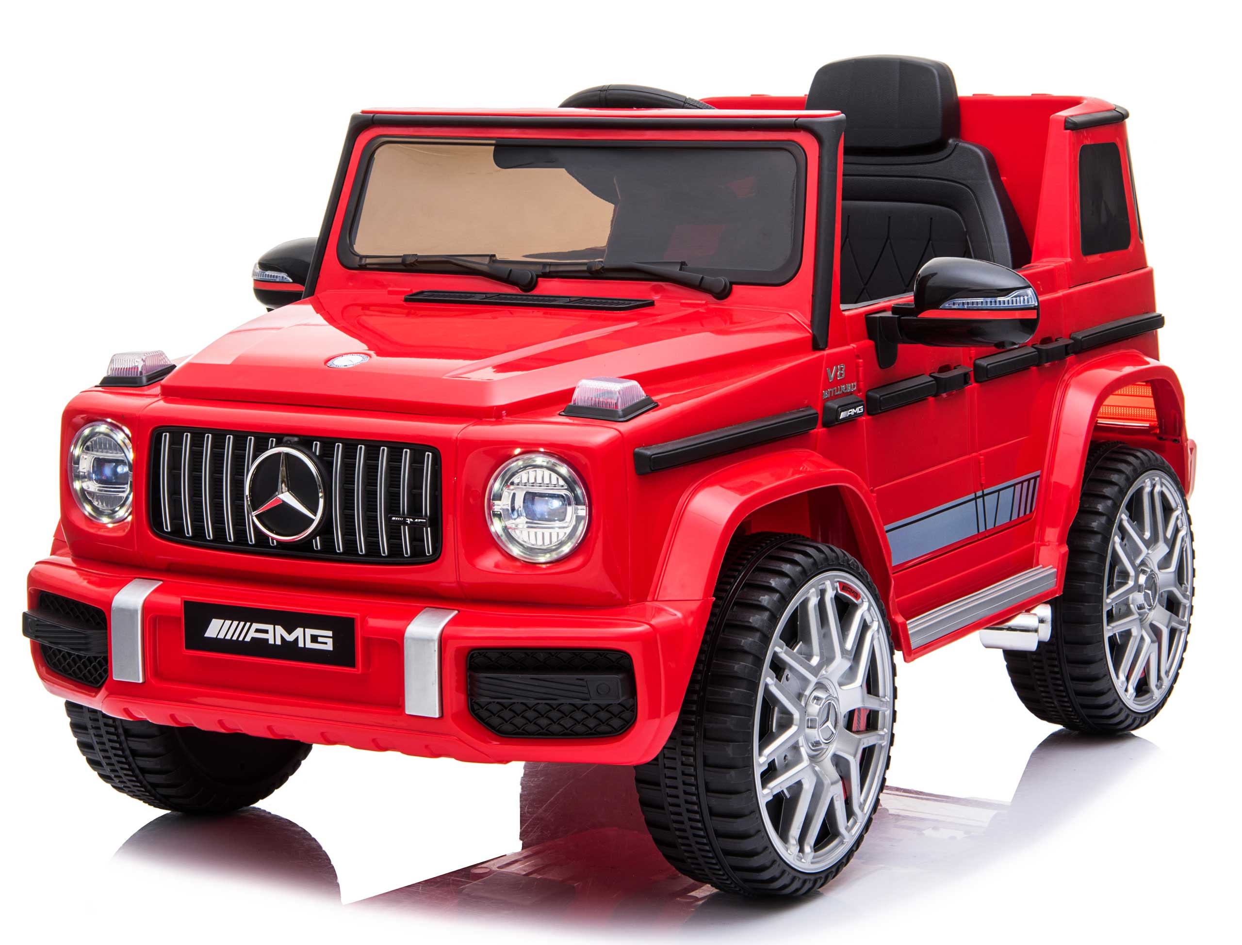 MERCEDES G63 AMG 4x4 SKÓRA, EVA Auto na akumulator Szerokość pojazdu 54.5 cm