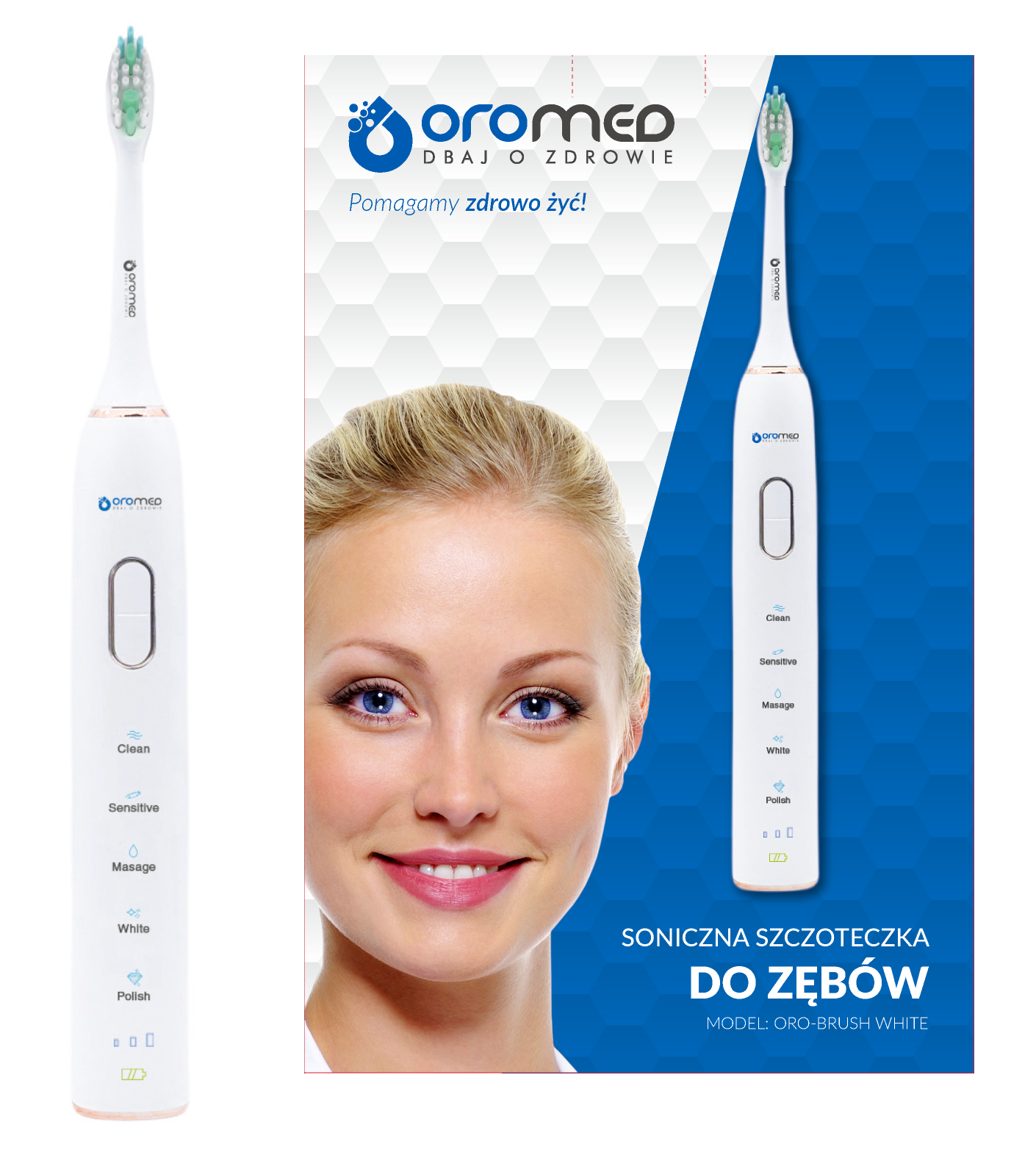 

Szczoteczka Soniczna Do Zębów Oro-brush White