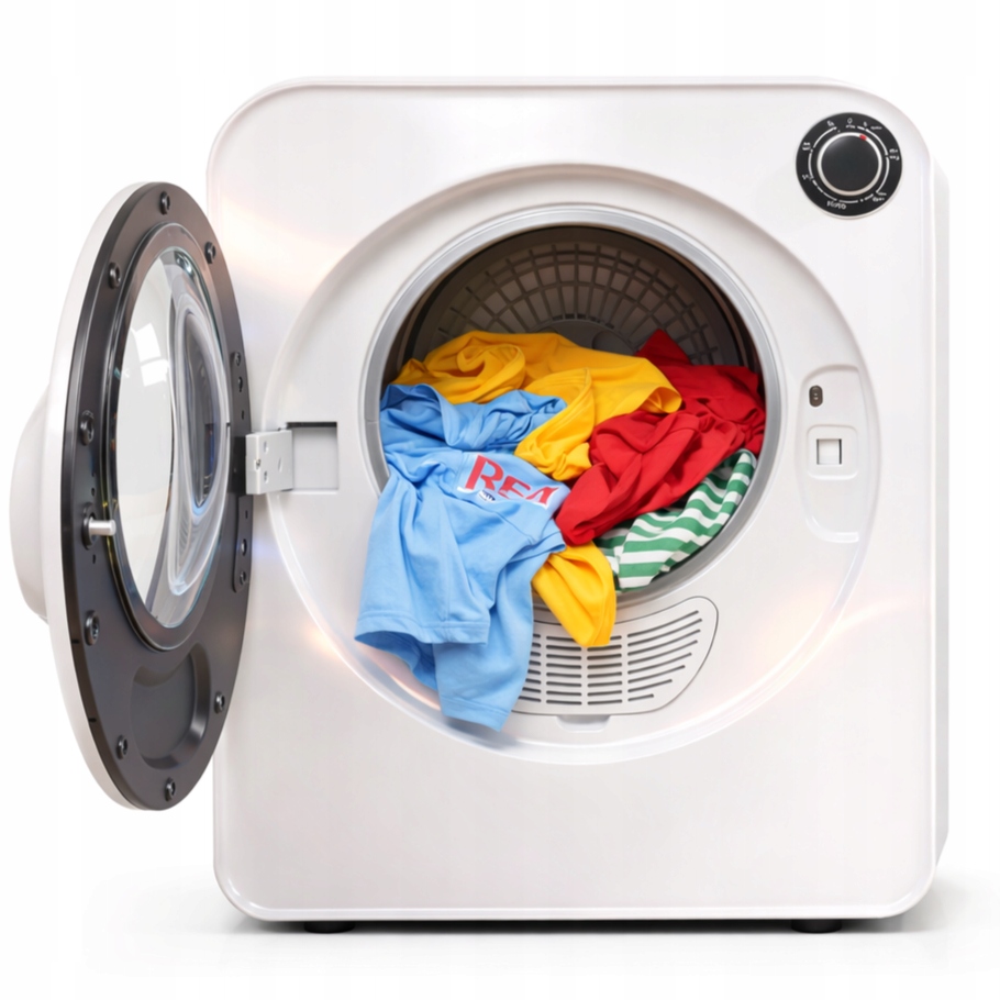 Suszarka Elektryczna do ubrań bębnowa 60X50X42 cm Mała na ubrania pranie