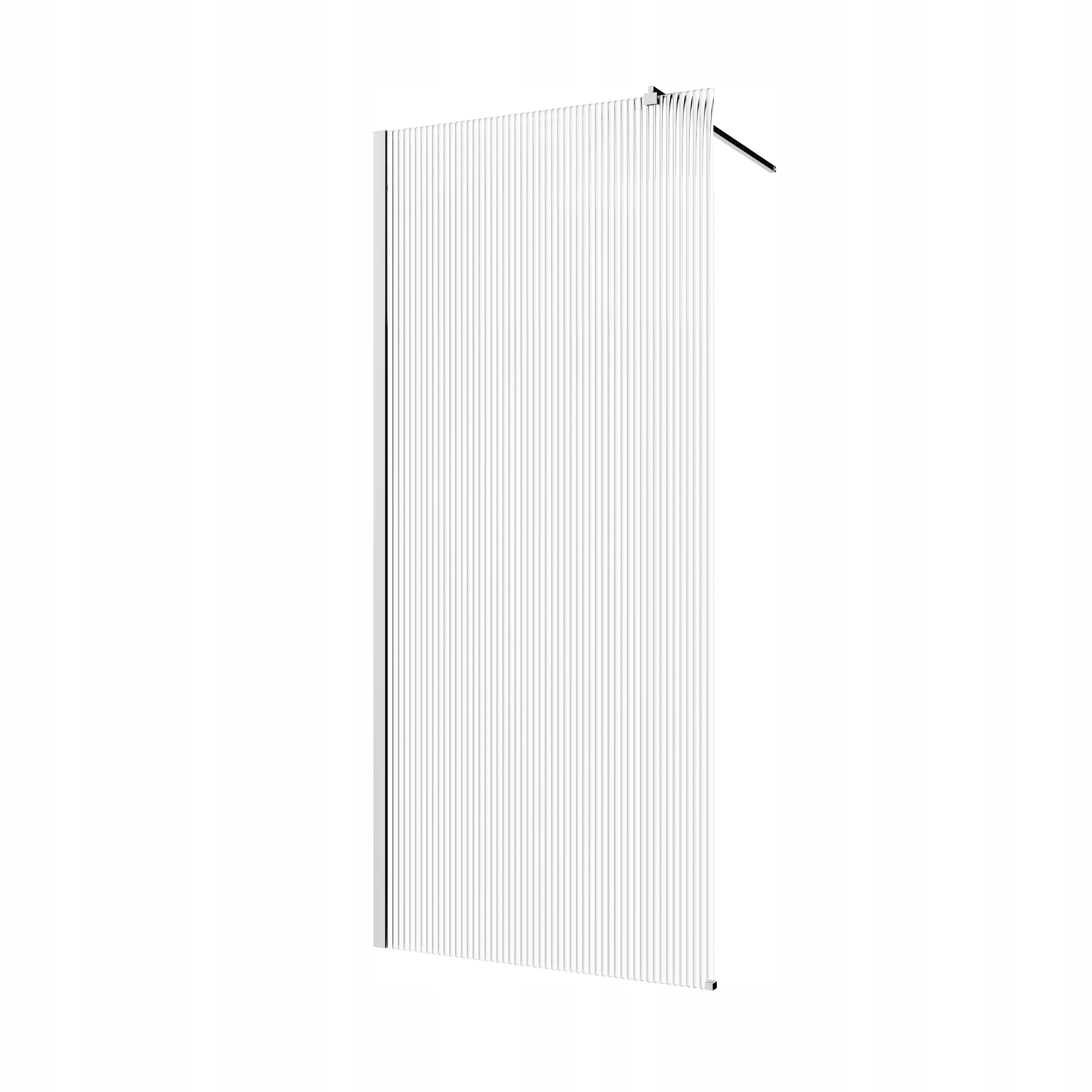 Kabina Prysznicowa Walk-In Prysznic Szyba Ścianka 200 x 100 cm Invena Chrom