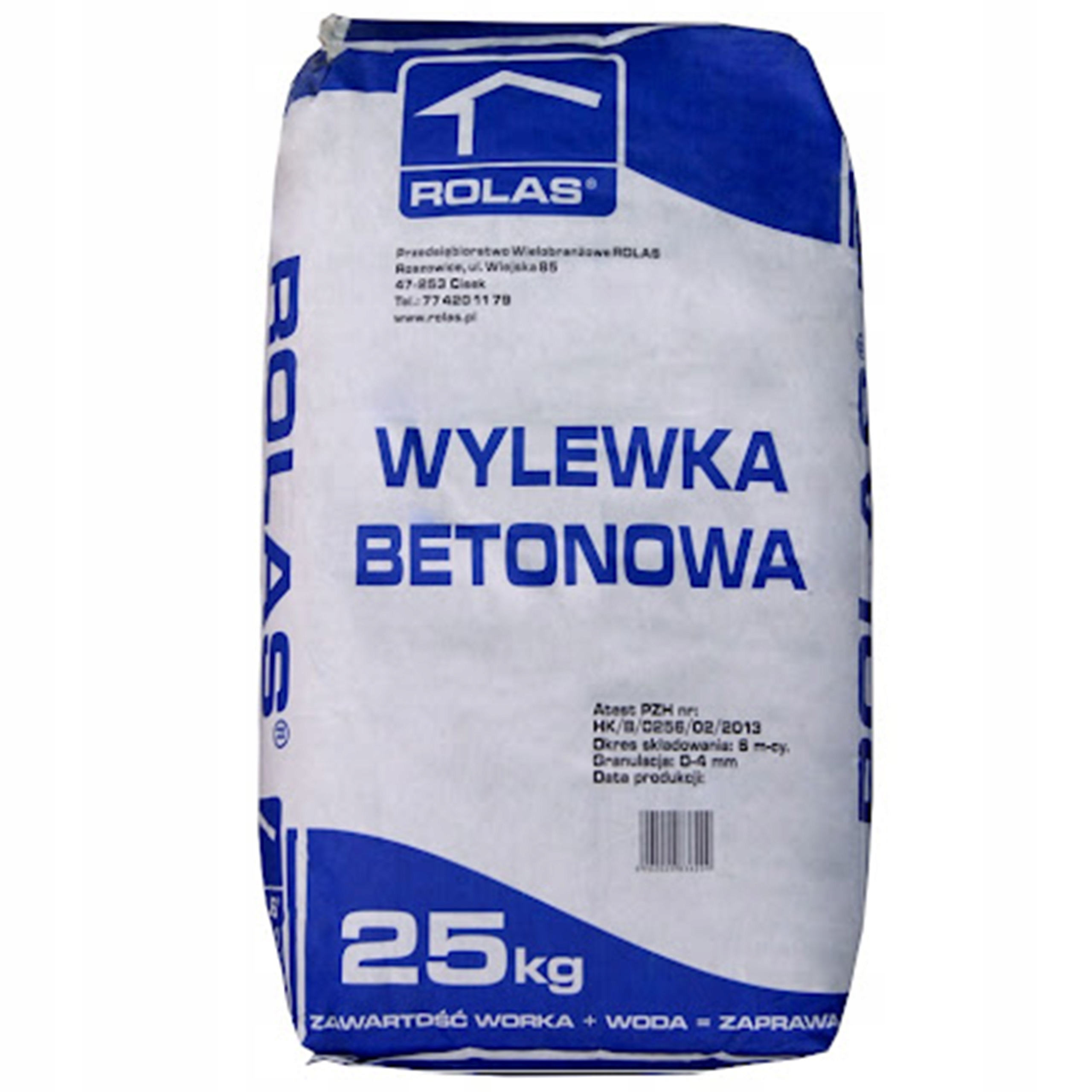 

Wylewka Betonowa Zaprawa Beton M-20 Rolas 25KG