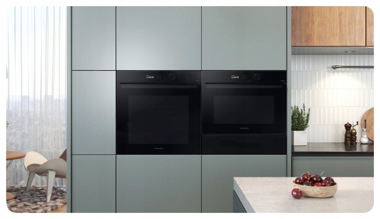 Piekarnik z mikrofalą SAMSUNG NQ5B5763DBK WiFi 50L Model NQ5B5763DBK