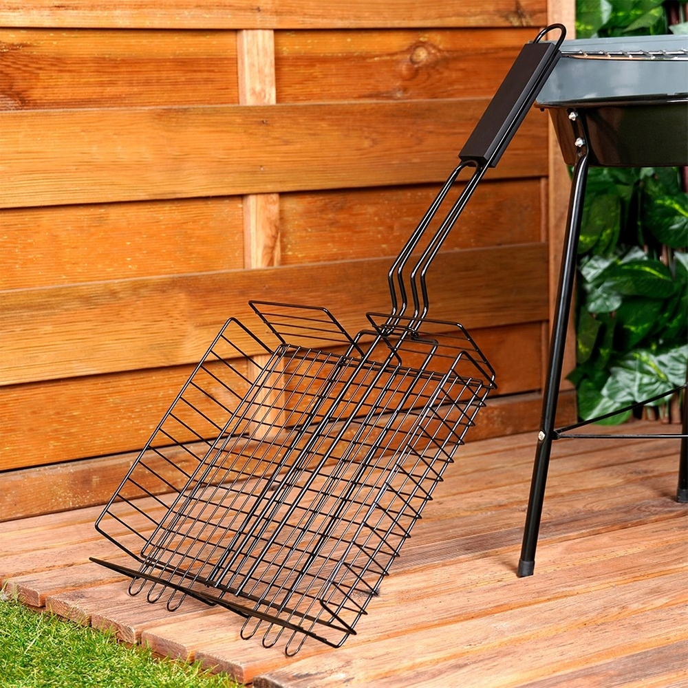 Ruszt DO GRILLOWANIA MIĘSA RYB WARZYW zamykany kratka koszyk na grilla Producent Vilde