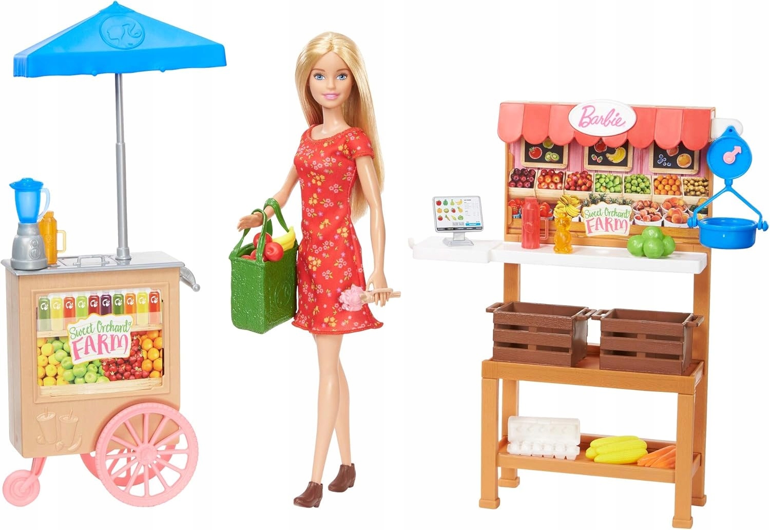 Barbie GJB65 ZESTAW STRAGAN SUPERMARKET