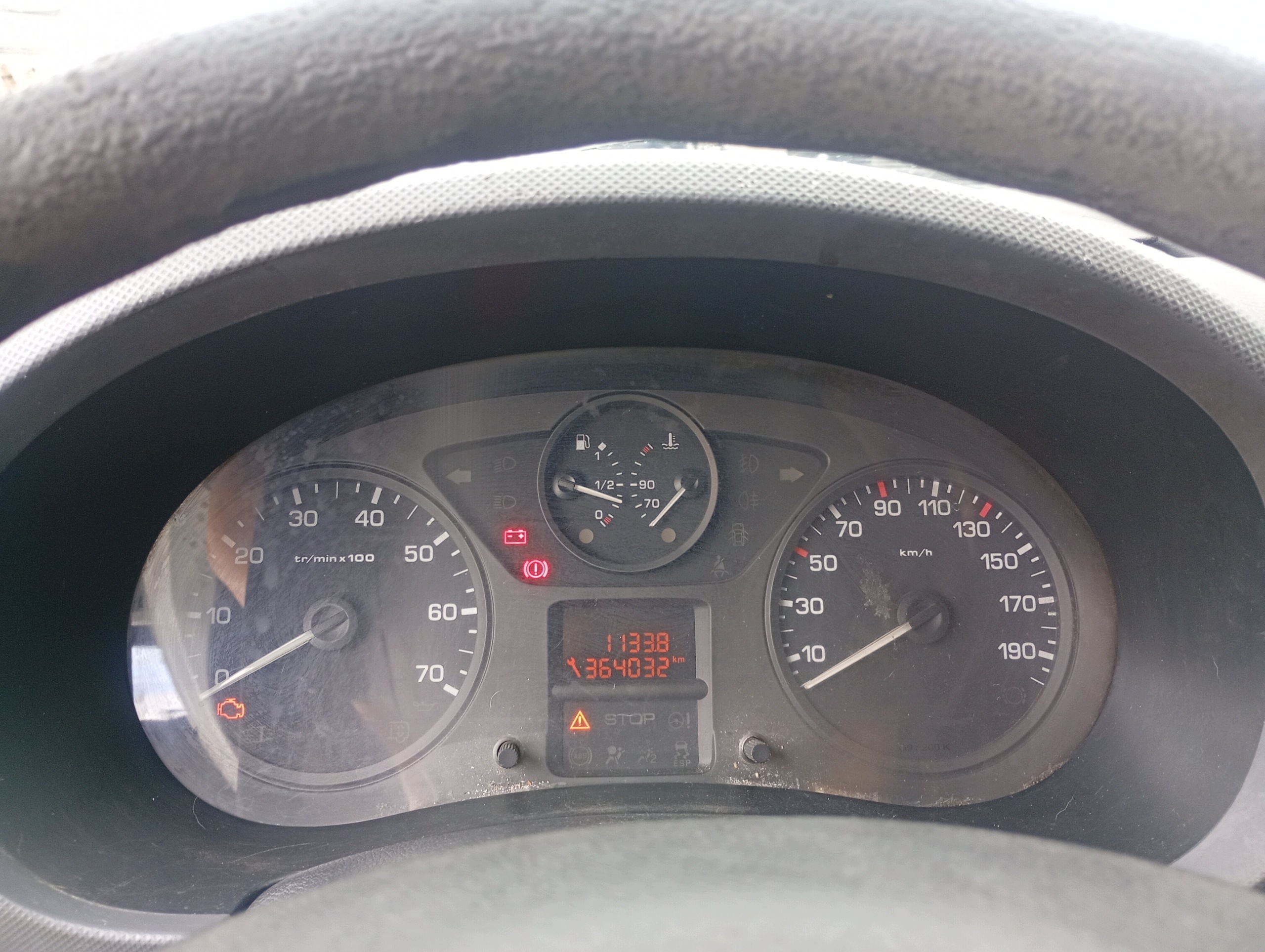 dials dials tachometer Peugeot Partner 2 08-12 1.6 HDI 364032km