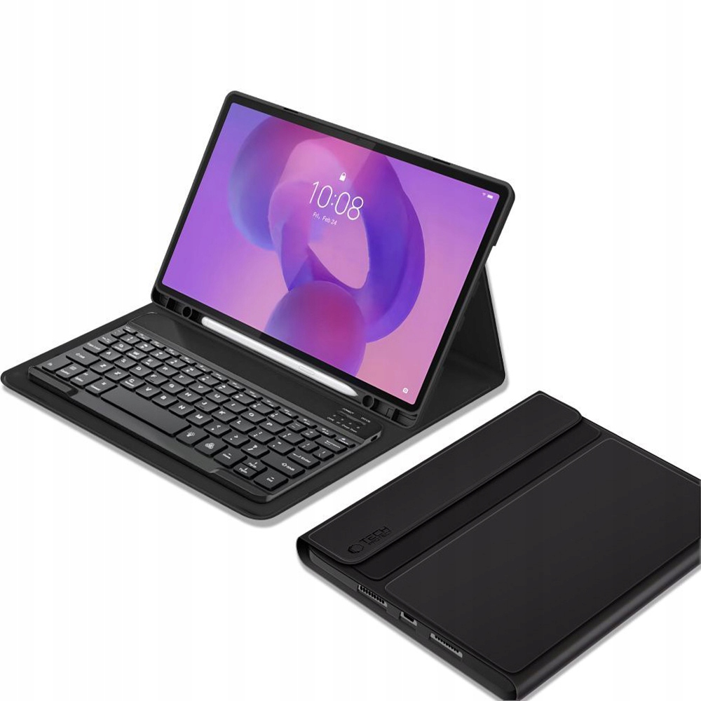 Pouzdro s klávesnicí Tech-Protect pro Lenovo Idea Tab Pro 12.7, pouzdro s klopou