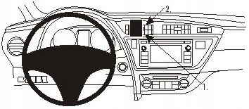 Brodit ProClip uchwyt konsola Toyota Auris 13-15 Marka Brodit