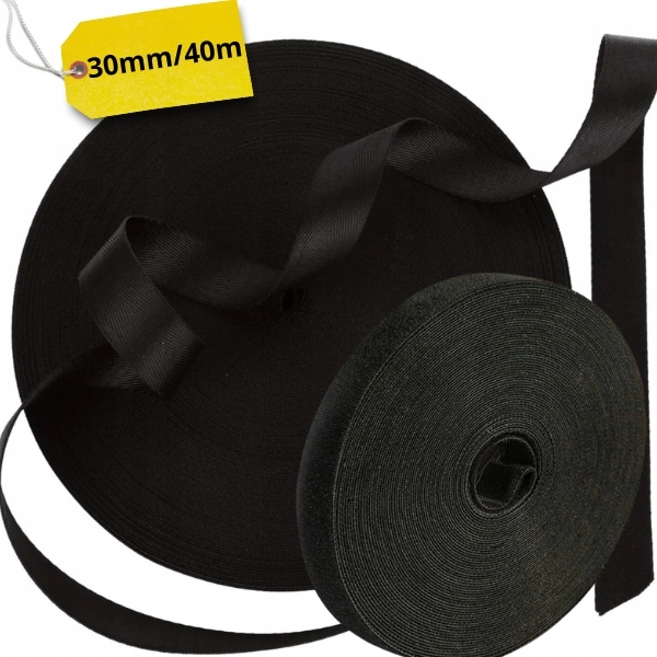 MOCNA TAŚMA DO MOCOWANIA WIĄZANIA PODWIĄZYWANIA DRZEW ROŚLIN 30mm/40m.