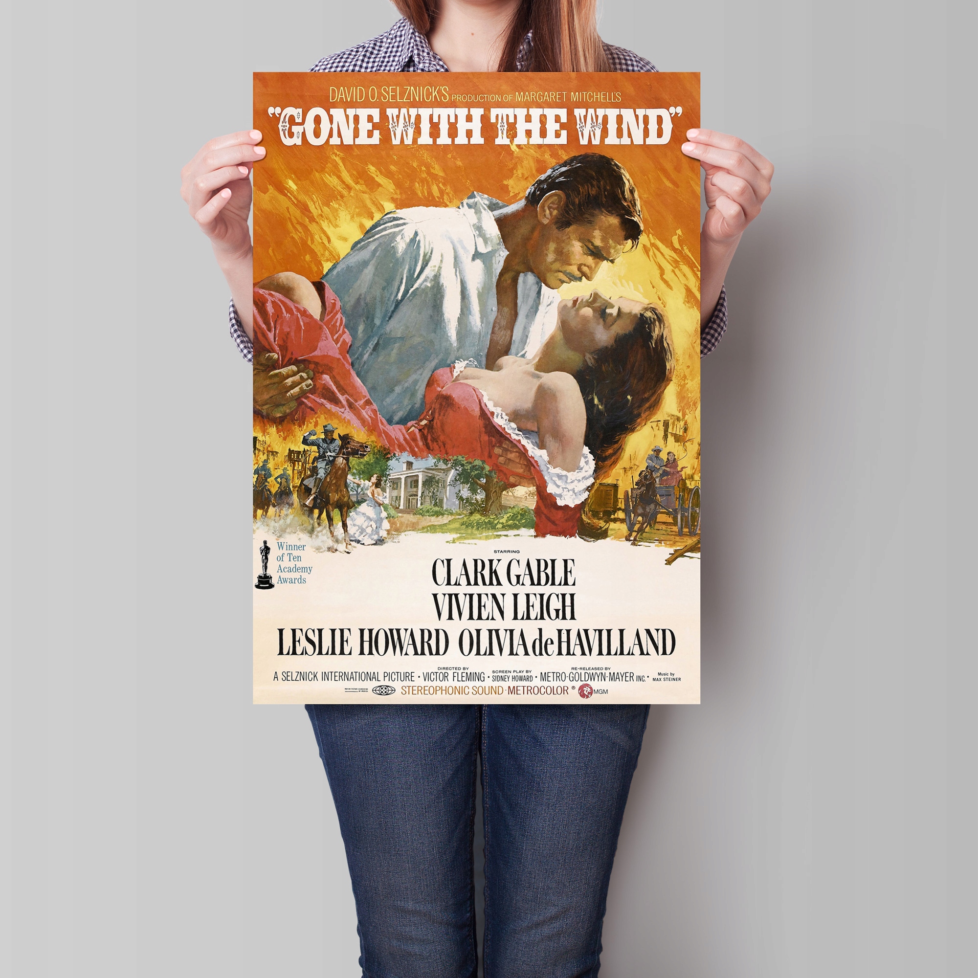 Plakat Przeminęło z Wiatrem Gone with the Wind Wysokość produktu 59.4 cm