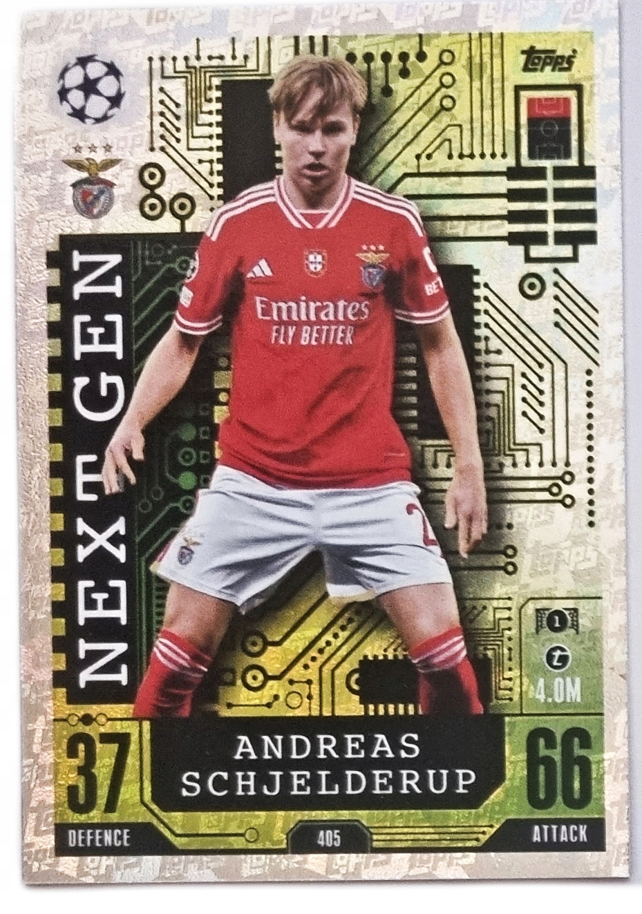 Topps Match Attax 2023/2024 Next Gen 405 Andreas Schjelderup