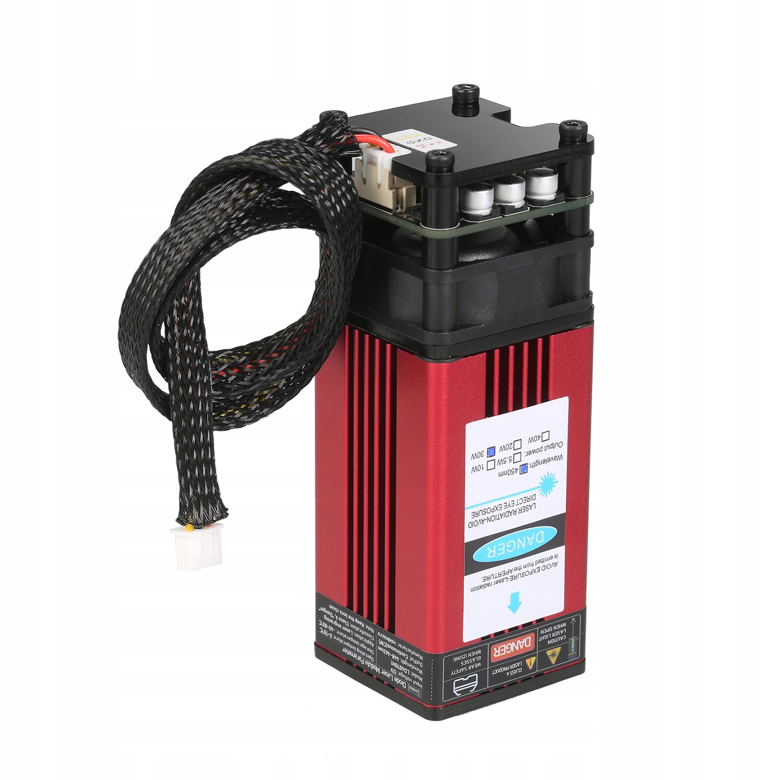 Głowica Do Grawerowania Laserowego Moduł 450NM 30W Dla Cnc