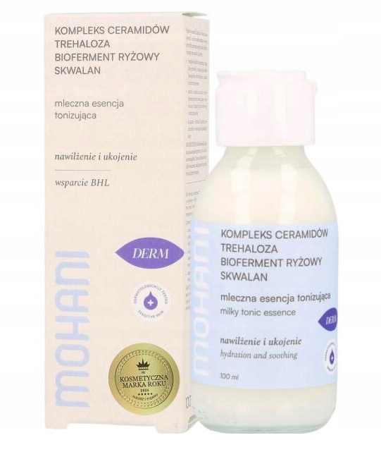 Mohani Tonik nawilżający Mleczna esencja tonizująca 100ml