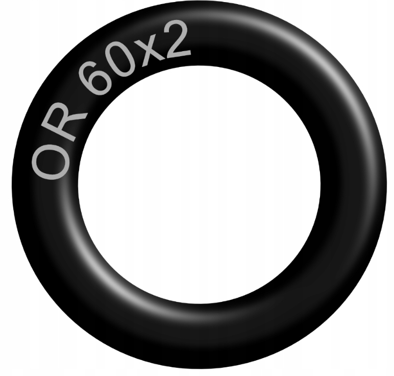 Oring 60x2 mm NBR70 gumowy uszczelniacz olejoodporny 10 szt