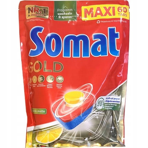 Levně Tablety do myčky Somat Gold Maxi 60 ks Citron & Limetka