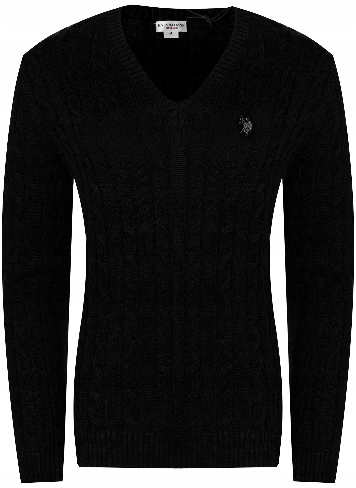 U.s. Polo Assn. Dámský Svetr Cab 373 64811 52320 199 s copánkovou vazbou