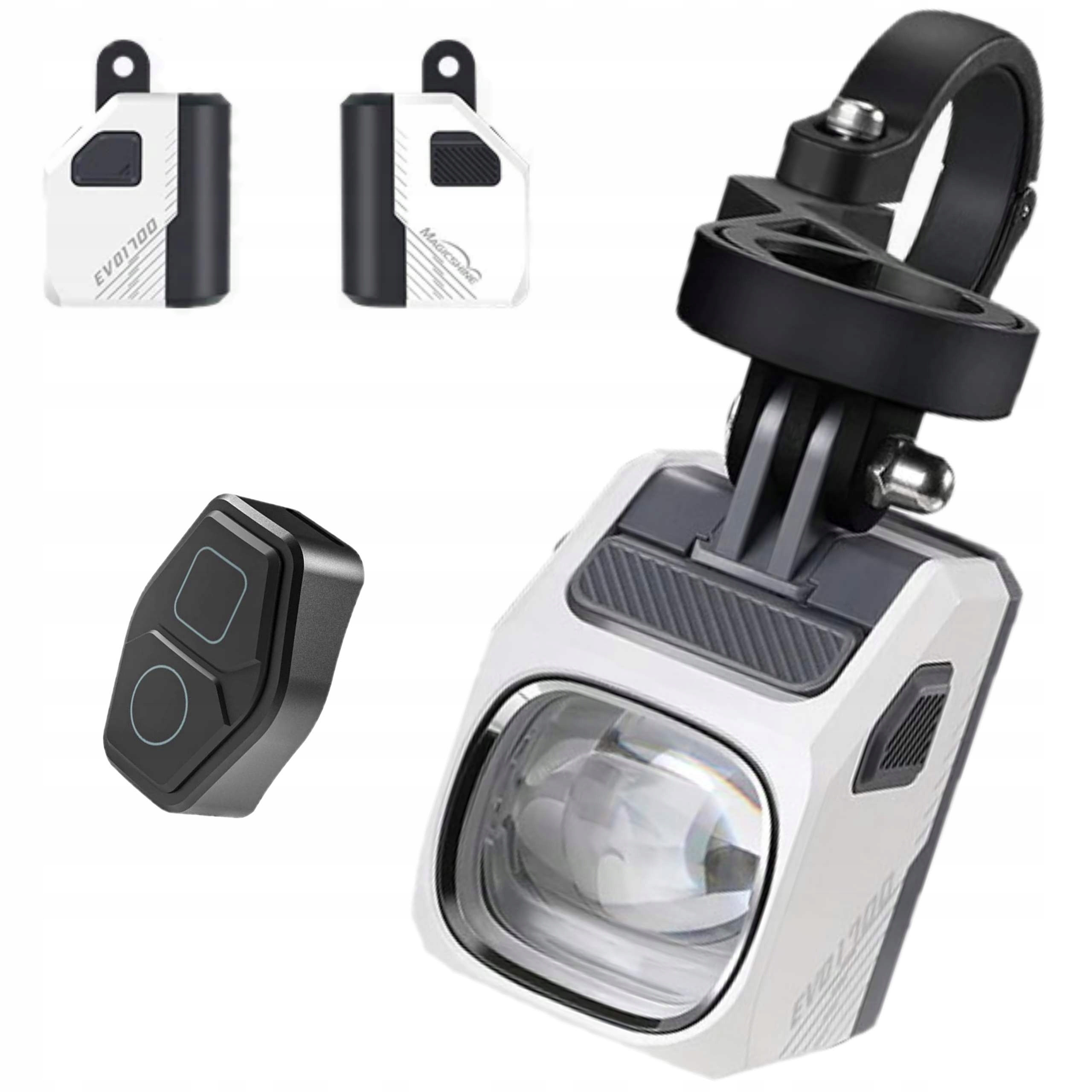 Přední světlo na kolo Magicshine Evo 1700 Usb dálkové ovládání Držák Garmin Gopro