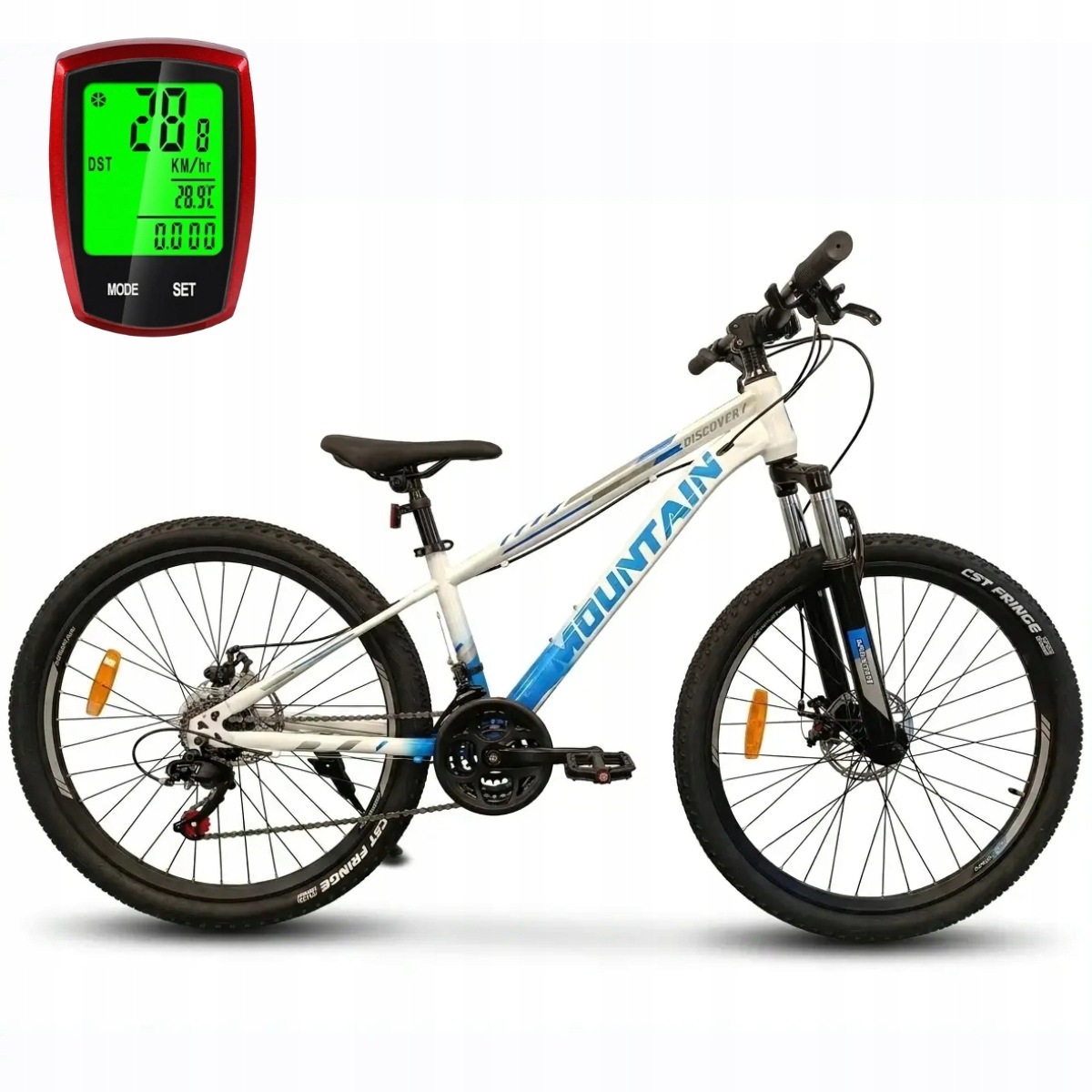 Rower Górski Mtb 26 Cali Rama 13 cali 2x Tarczowy Komunia 130-150cm