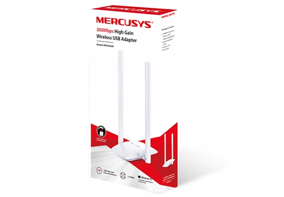 

Karta sieciowa Mercusys MW300UH WiFi N300 Usb