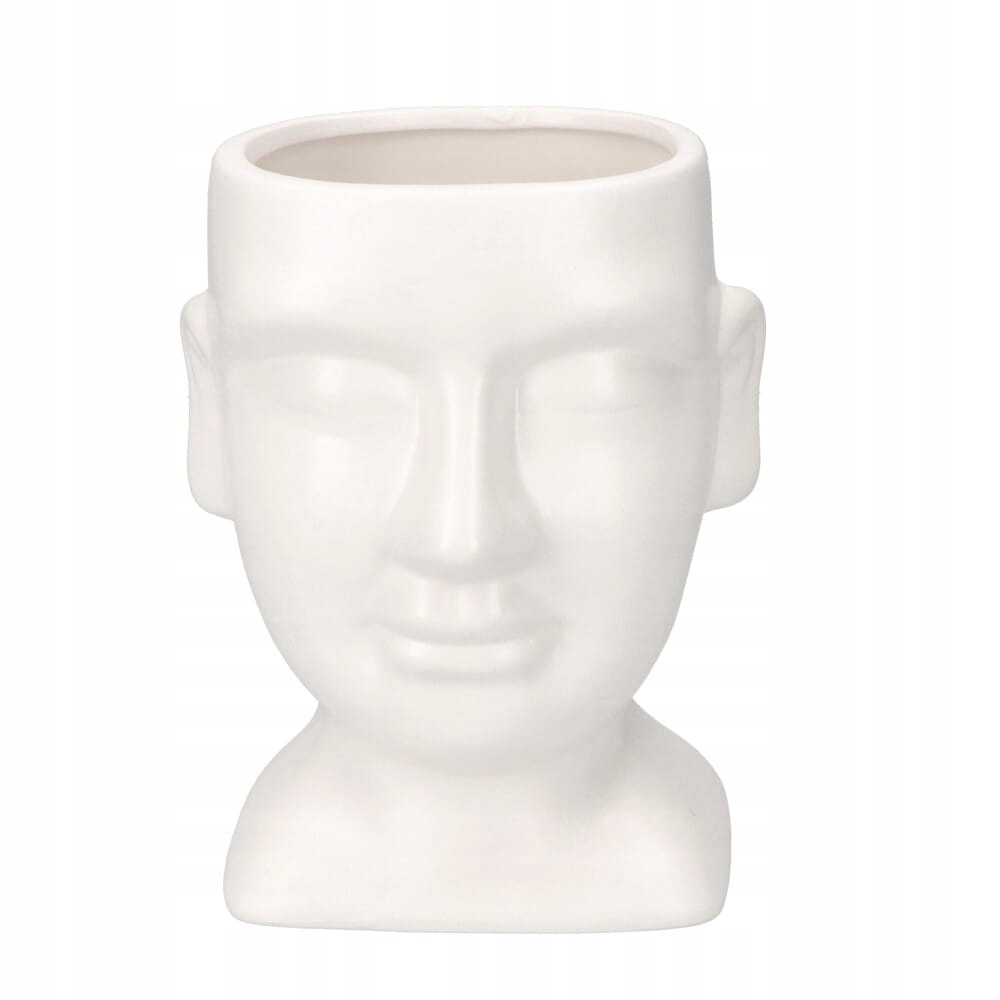 

Osłonka ceramiczna Twarz BIAŁA17 cm Doniczka