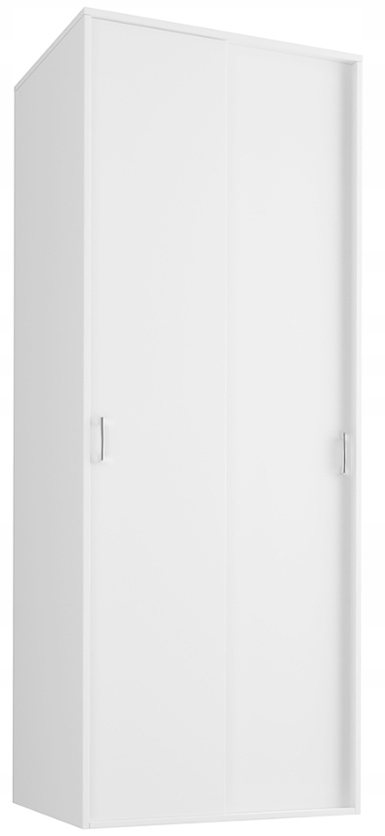 Skříň posuvná 70 cm 2 dveře bílá U-70P