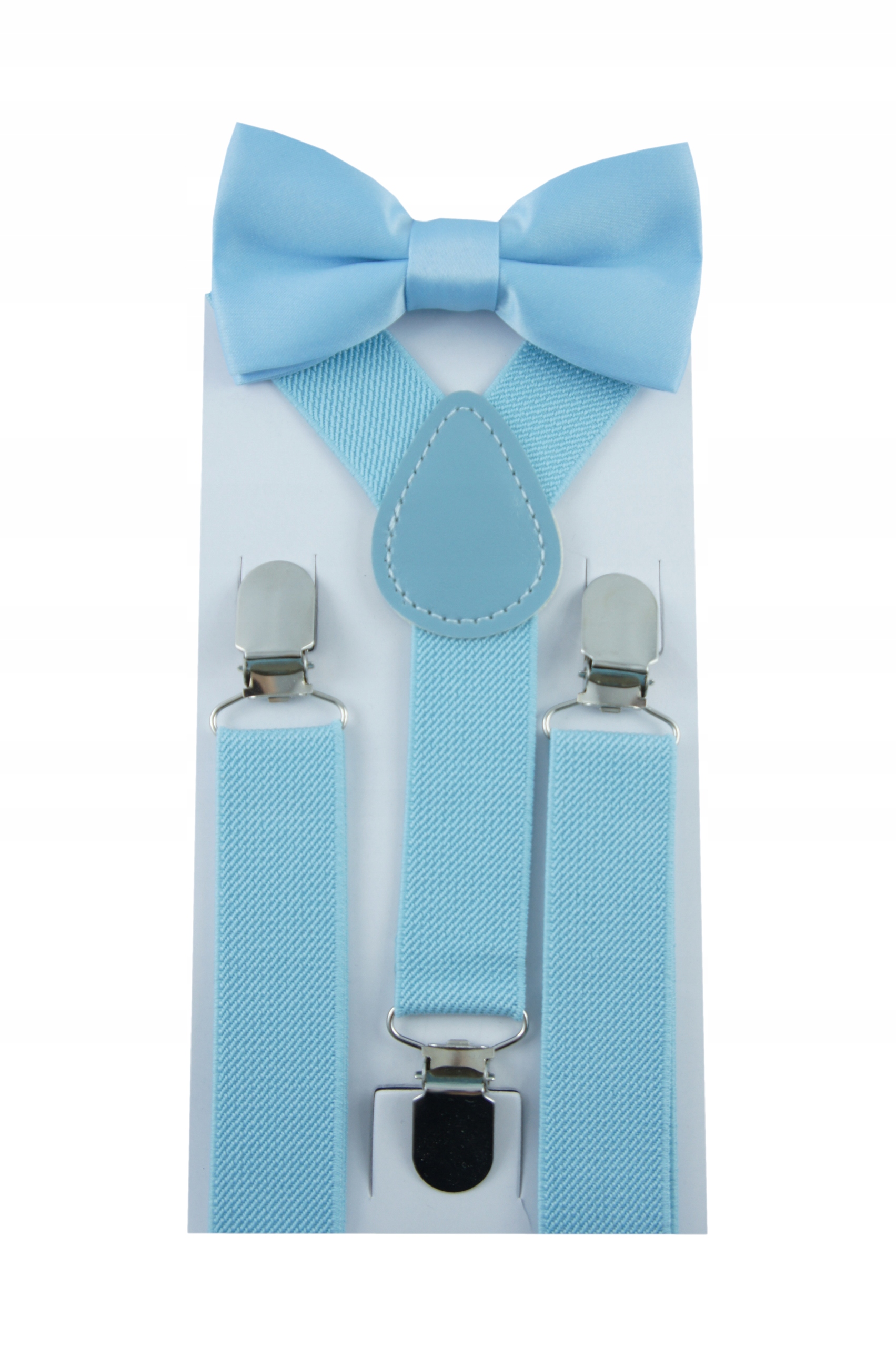 BŁĘKITNE Szelki i mucha dla dziecka 2-8 lat WZORY DO WYBORU