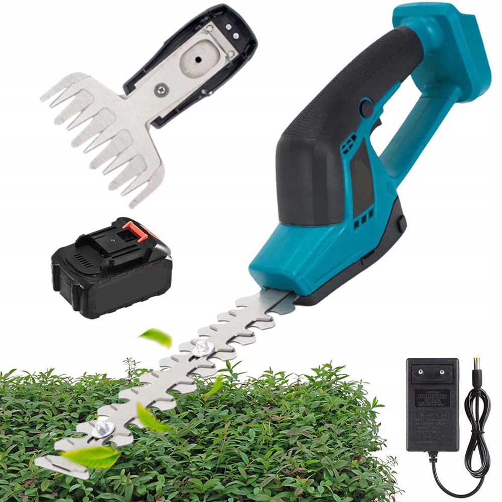2V1 Akumulátorové Nůžky Na Trávy A Vyžínač Živých Plotů 18V 2600mAh