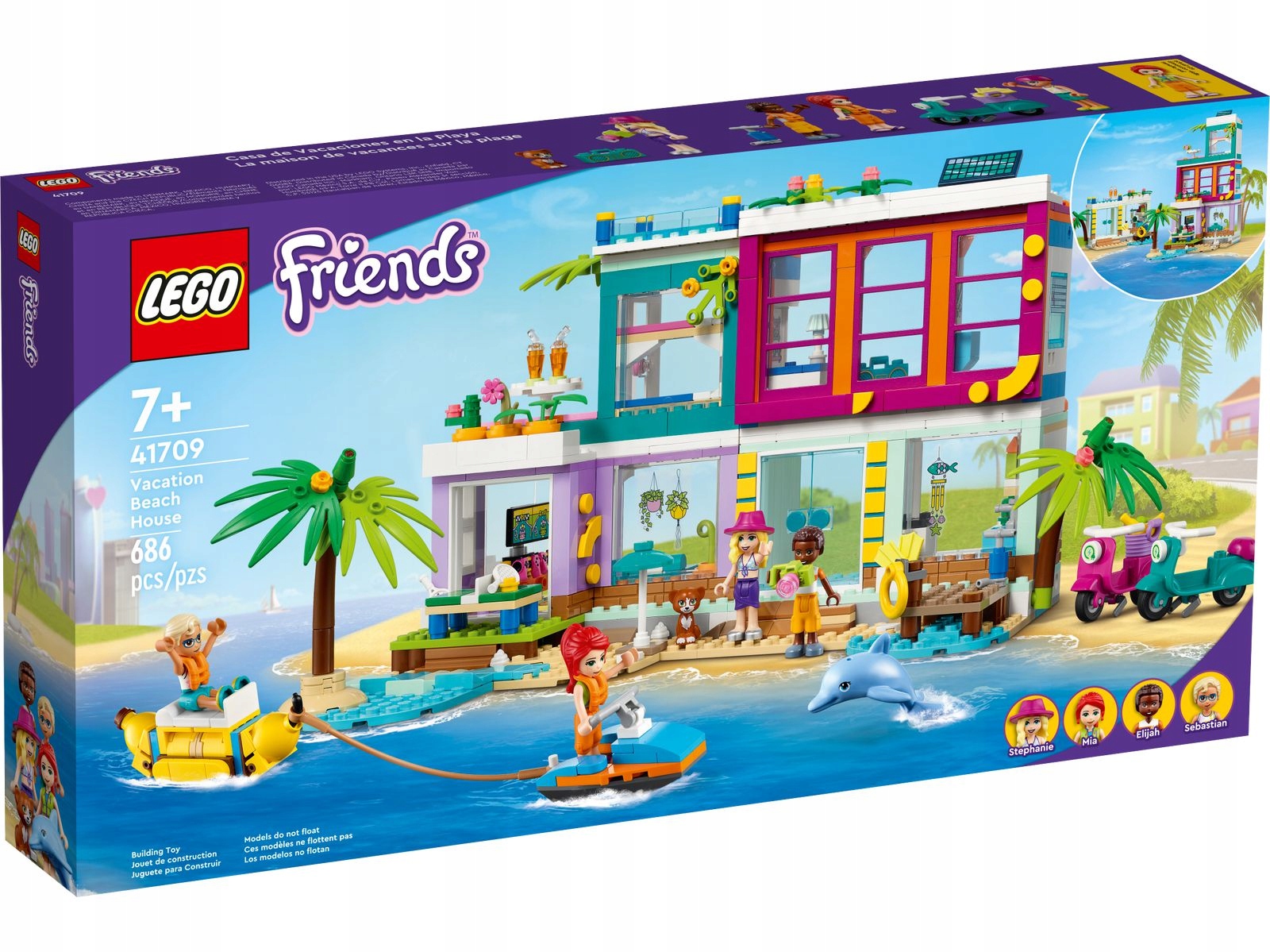 

Lego 41709 Friends Wakacyjny domek na plaży Nowy