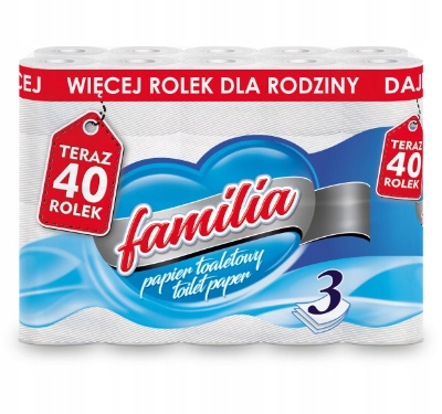 

Papier toaletowy bezzapachowy Familia 40 szt.