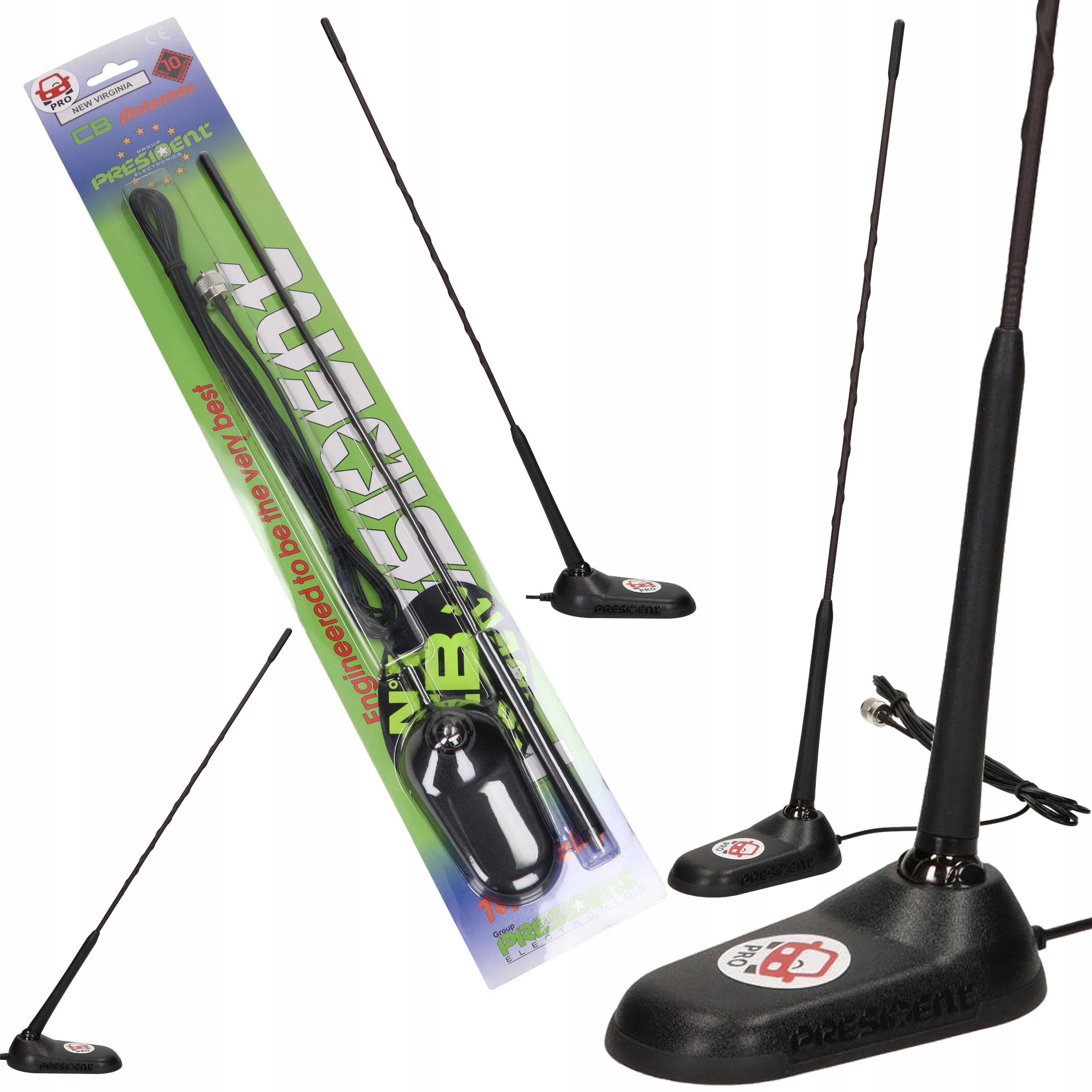 

President Virginia Up Antena Cb Helikalna 49cm AP3