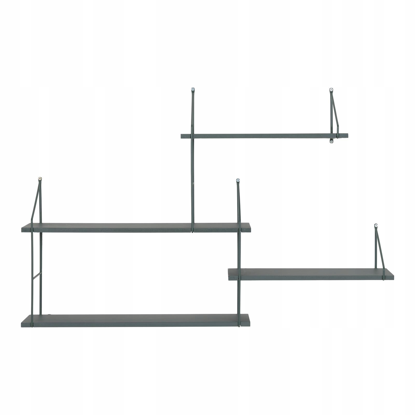 Nástěnná Police Harlem Zelená 99x62x17,5 cm dřevo