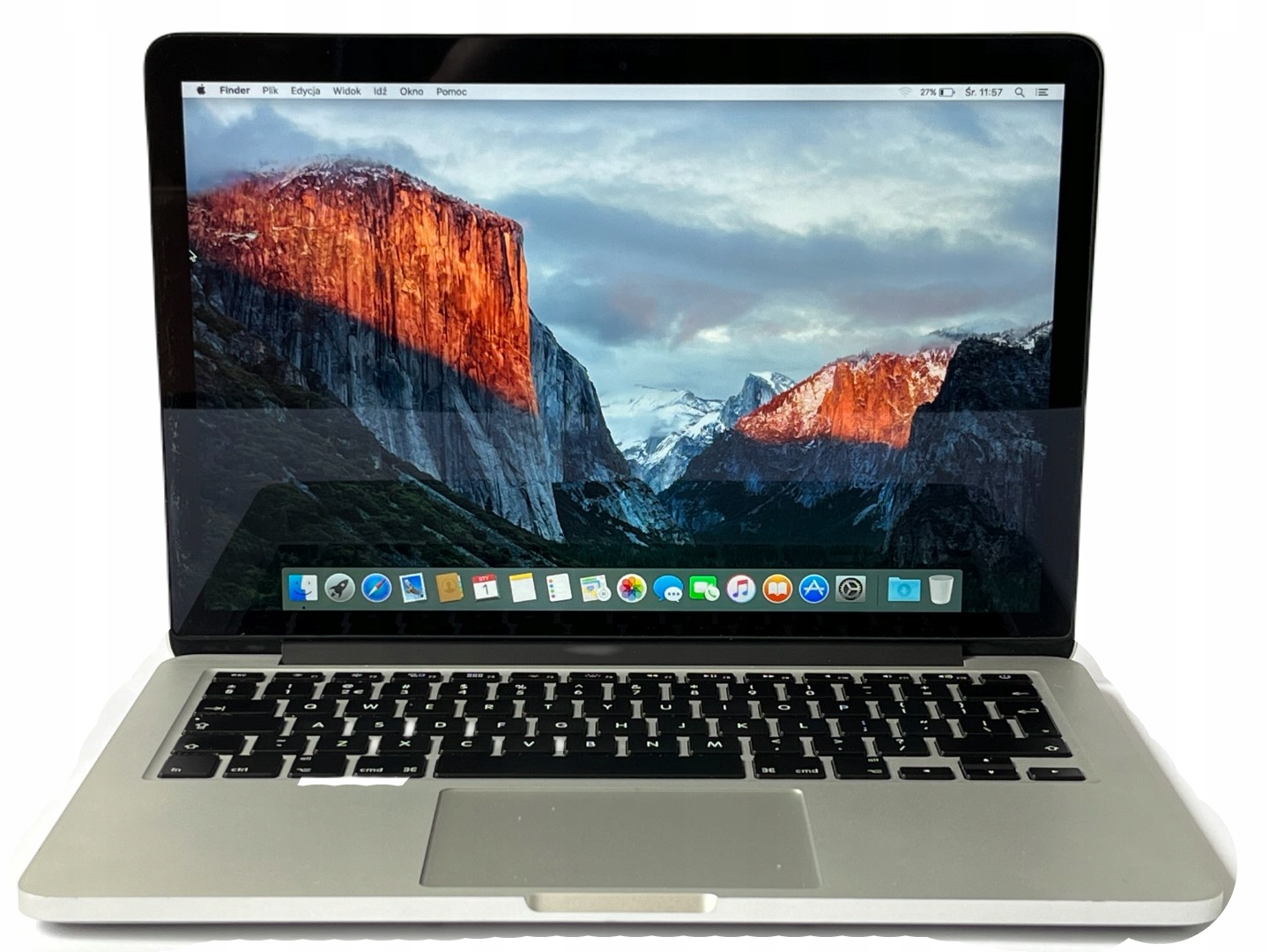 MacBook Pro 13 A1502 i5 4278u 8GB 128G 520 Cykli RETINA PODŚ KLAW 2013 HD23