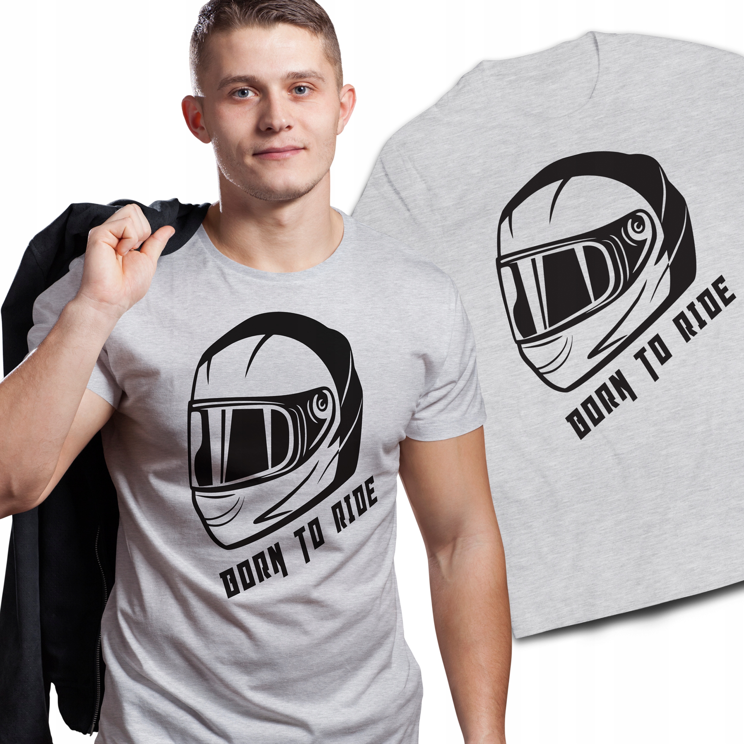 

Koszulka Born To Ride Dla Motocyklisty roz L