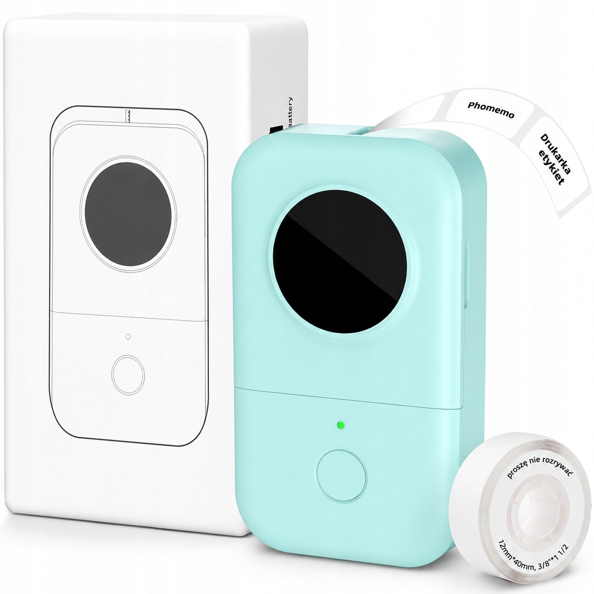 Phomemo D30 tiskárna štítků pro Android a iOS pro produkty, text, grafika, ostatní