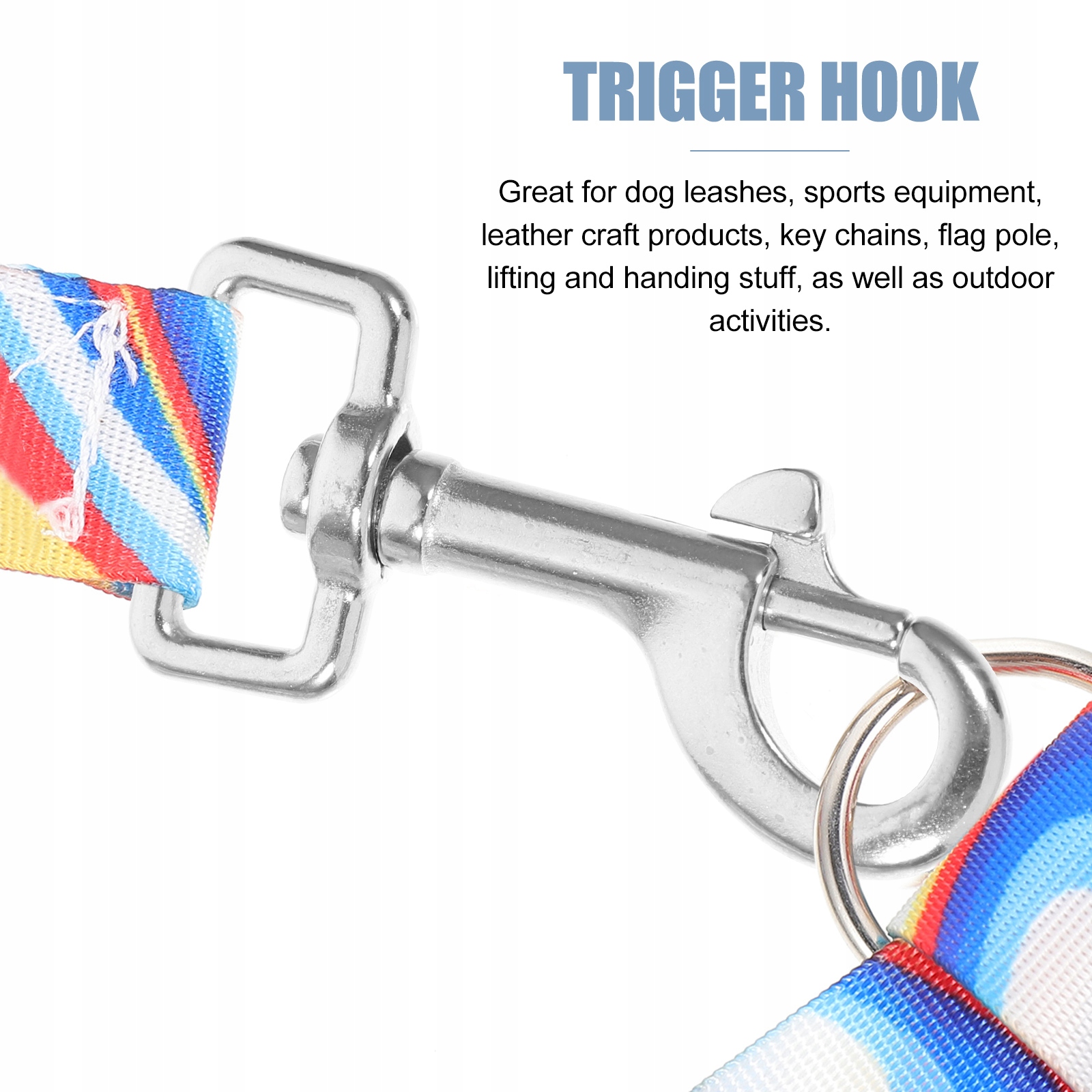 ZATRZASK OBROTOWY WYTRZYMAŁE HACZYKI POJEDYNCZY PASEK Marka bez marki