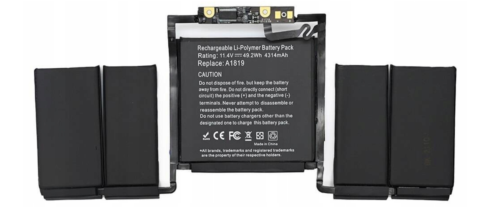 Bateria akumulator A1819 do Apple MacBook Pro 13 4314mAh A1706 (2016,2017)