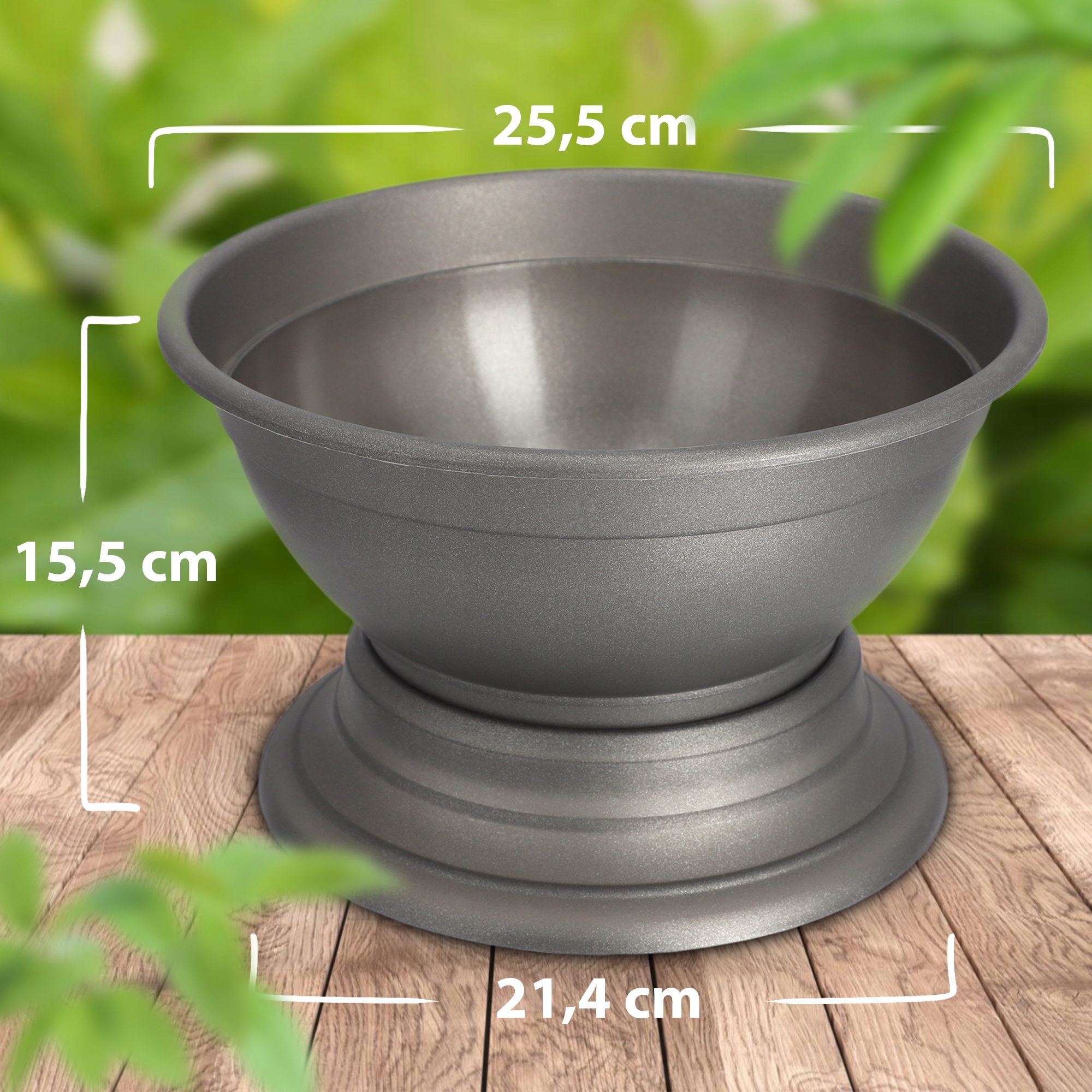 DONICZKA OSŁONKA DONICA NA KWIATY 26CM KOLORY MISA Długość (cm) 26 cm