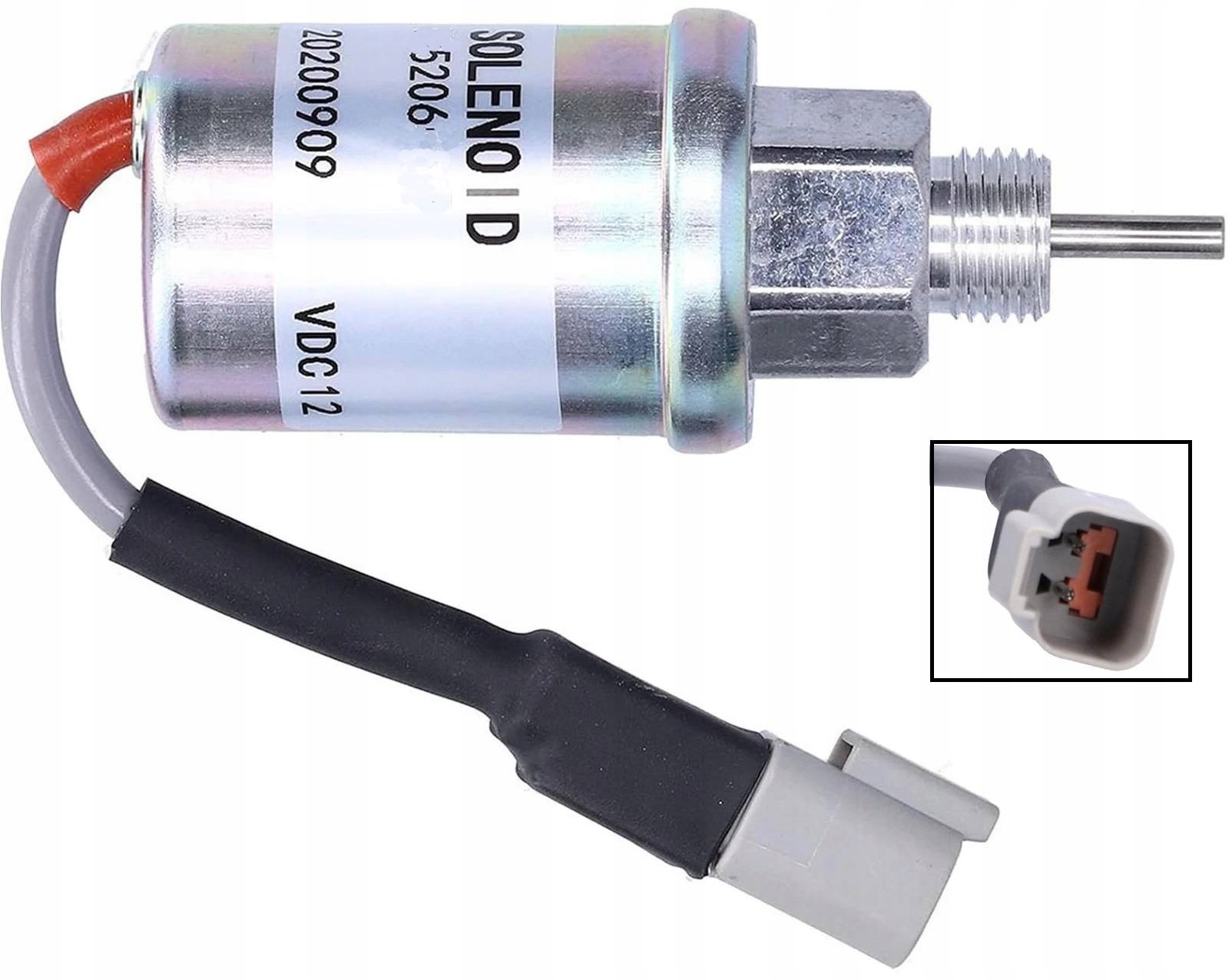 Cívka hašení motoru solenoid Jcb 716/30297 71630297 hasicí přístroj elektroventil