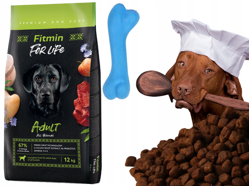 Levně Fitmin For Life Adult All Breeds 12 kg Dárek