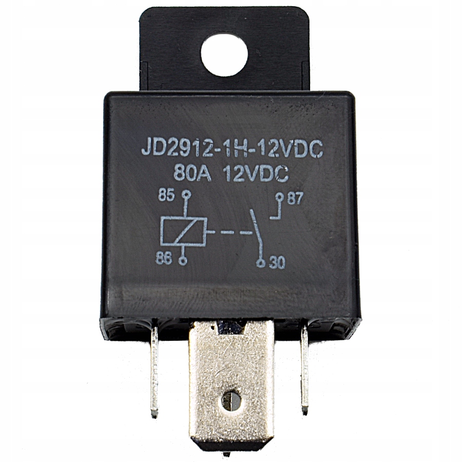 

Przekaźnik Samochodowy 12V 80A 4PIN Uchwyt
